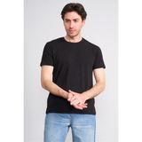 Çetinkaya Mentality 4831 Bisiklet Yaka Regular Baskılı T-Shirt Siyah