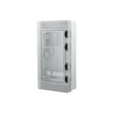 Çetinkaya Pano Kapaklı Abs Pano - Şeffaf Kapak 240X460X132 Çp 5310 - Gri