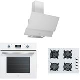 Çetintaş Evii W 5234 - 55231 W - W 848 Wok Beyaz 3'lü Ankastre Set
