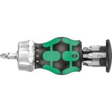 CetKing 05008886001 Kraftform Kompakt Stubby Magazin Ra 4, Cırcırlı Kısa Tornavida, Uç Hazneli, 6 Parça