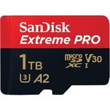 CetKing 1 Tb Extreme Pro Microsdxc Kart + Sd Adaptör + Rescuepro Deluxe, 200 Mb/s'ye Kadar, A2 Uygulama Performansı, Uhs-I, Sınıf 10, U3, V30 ile