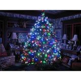 CetKing 10 Metre Fişli Rgb LED Işık Noel Yılbaşı Ağacı Işığı LED Ampül Çam Ağacı Balkon Merdiven Salon Yada Oda Süslemelerinde Kullanıma Uygun 220V Prizden Enerjisini Alır