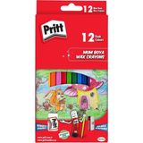 CetKing 12'li Silinebilir Pastel Boya