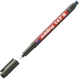 CetKing 147 S Silgili Permanent Kalem - Asetat Kalemi - Kırmızı - 1 Kalem - 0,3 mm Yuvarlak Uç