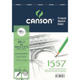 CetKing 1557 Resim ve Çizim Blok 120GR A5 40YP Üstten Spiralli Resim Defteri