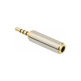 CetKing 2.5mm Erkek 3.5mm Dişi 4 Boğum 3 Çizgi Kulaklıklı Mikrofon Çevieici