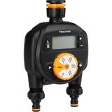 CetKing 2 Çıkışlı Zamanlayıcı/zamanlayıcı, Tüm Standart Musluk Boyutları Için, Kolay Okunabilir LCD Ekran, Evrensel Boyut, 580 G, Siyah/turuncu, 1054792