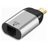 CetKing 3.1 Type - C To Ethernet RJ45 Adaptör Çevirici 1/1000 1 Gigabit Tip C Ethernet Ağ Lan Adaptörü Macbook ve Type C Çıkışlı Notebook Dizüstü Bilgisiyar Uyumlu S-1725