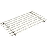 CetKing 301.110.87 Lämplıg Tencere Izgarası, Paslanmaz Çelik, Gümüş, 50 x 28, 50 x 27 x 2 cm