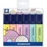 CetKing 364 Cwp6 Textsurfer Classic Pastel Fosforlu Kalem 6'lı Blister