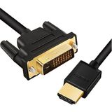 CetKing 4633 HDMI To DVI 24+1 Çevirici Çift Yönlü Monitör Kablosu 3 Metre