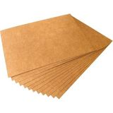 CetKing 50 Yaprak Kraft Kağıt, 300 G/m², A4, Mat, Boş, Kartendruck-Yaprak