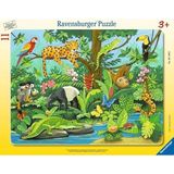 CetKing 51403 Çer Hayvanlar Puzzle, 11 Parça