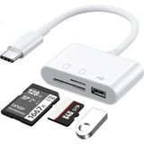 CetKing 5232 USB Type C To Sd Microsd Tf Kart Okuyucu USB 3in1 Çevirici Dönüştürücü Adaptör