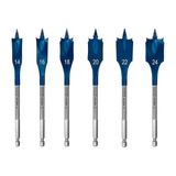 CetKing 6 x Expert Self Cut Speed Yassı Freze Matkap Seti (Yumuşak Ahşap, Sunta, Çap 14 – 24 Mm, Profesyonel Aksesuar, Matkap/tornavida)