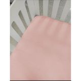 CetKing 80X130 Lastikli Ranforce Bebek Çarşaf Takımı - Toz Pembe