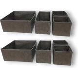 CetKing 8'li Çekmece Içi Düzenleyici Organizer Set - Çok Amaçlı Dolap Içi Kutu Seti