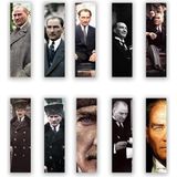 CetKing Adet Mustafa Kemal Atatürk Kitap Ayracı (40X145 Mm)
