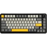 CetKing AK820 Max He Hall Effect Manyetik Switch Kablolu Oyun Klavyesi 8000Hz Siyah Beyaz