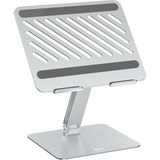 CetKing Alüminyum Notebook Standı Yükseklik ve Eğim Ayarlı Ergonomik Metal Laptop Standı 11-17 Inch Arası Notebook Dizüstü Bilgisayar Standı, Ayarlanabilir