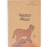 CetKing Anadolu Mirası Spiralli Defter, A4, 100 Yaprak, 70G Kağıt, Çizgili, 500 Mikron Pp Kapak, Pet Spiralli, Asorti Renkler, Dayanıklı ve Ergonomik Kullanım