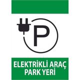 CetKing Araç Park Yeri Uyarı Tabelası - 20X30 Foreks - Aş2