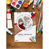 CetKing Arenası Manga Yetişkin Boyama Kitabı, Anime Mandala Boyama Kitabı, Boyama Defteri, Sayfaları, Yetişkinler Için Boyama Seti