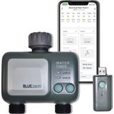 CetKing Bahçe Sulama Bilgisayarı, Wifi Hub, 2 Çıkış, Su Geçirmezlik Ipx5, Otomatik Sulama, Bahçe, Çim Için Su Zamanlayıcısı