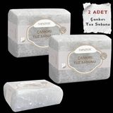 CetKing Bitkisel Çankırı Tuz Sabunu 300-350 gr x 2 Adet Zengin Mineralli Doğal Saf Çankırı Kaya Tuzu Sabunu
