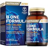 CetKing Bone Formula Calcium Magnesium + Collagen – 90 Tablet: Tip I Kolajen, Kalsiyum, D Vitamini, Magnezyum, Çinko & Bakır Içeren Takviye - Ada Çayı
