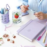 CetKing Bullet Journal Noktalı Defter 140 Gr. 80 Yaprak Lavender Mist