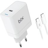 CetKing BXUC65FTA 65W Pd Typ-C Girişli Macbook Pro/air Şarj Cihazı, MacBook Air/pro 13/14/15/16 Inç LED Göstergeli ve Tüm Type-C Cihazlarıyla Uyumlu 2 Metre Type-C’den Type-C’ye Kablo