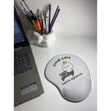 CetKing Çalış Sonra Ağlarsın Bilek Destekli Mouse Pad - Altın