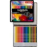 CetKing Carbothello - Kuru Boya Kalemi - 24'lü Metal Kutu - Çeşitli Pastel Renkler