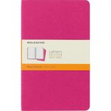 CetKing Çizgili Cahier Not Defteri 3'lü Set L Boy Kinetik Pembe