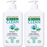 CetKing Clean Organik Sıvı Sabun Portakallı 500 ml x 2 Adet