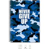 CetKing Color A4 Defter Çizgili 200 Syf Never Energy