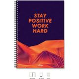 CetKing Color A4 Defter Çizgili 200 Syf Stay Energy