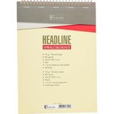 CetKing Color A4 Düz Karton Kapak 80 Yp. Spiralli Headline Bloknot