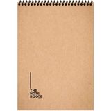 CetKing Color Çizgili Sert Kapak The Notebook Kraft A5 Bloknot, 100 Yaprak