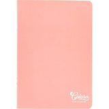 CetKing Colors A5 60 Yaprak Kareli Defter, Pembe