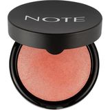 CetKing Cosmetics Baked Blusher 06 Hot Rose Işıltılı Fırınlanmış Toz Allık