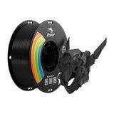 CetKing Creality Upgrade Ender 3D Yazıcı Filamenti, Siyah Pla+ Filamenti 1,75 Mm, 1 kg Makara (1,0 Kg), Doğruluk +/- 0,02 Mm, 3D Baskı Filamenti, Güçlü Dayanıklılık, Vakumlu Ambalaj, Çevre Dostu