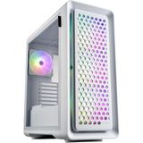 CetKing CUT593 Series Full Tower Computer Case Dual Tempered Glass Side Panel 140MM Argb Fan X4 (CUT593P, Black)