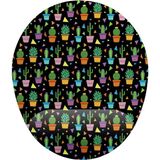 CetKing Desenli Siyah Zemin Bilek Destekli Mouse Pad - Altın