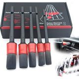 CetKing Detay Fırçası, Otomobil Detay Fırçası Seti, Araba Detay Fırçası (5'li Paket), Tekerleklerin, Motorların, Iç Mekanın, Amblemlerin, Iç ve Dış Yüzeylerin, Havalandırma Deliklerinin Temizlenmesi Için