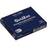 CetKing Dolma Kalem Kartuşu Mavi Siyah 6'lı Paket