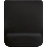 CetKing - Dörtgen Bilek Destekli Mouse Pad | Konfor, Kaymaz Taban, Ergonomik, Yumuşak, Ev,ofis (Siyah) - Altın