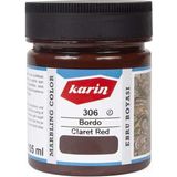 CetKing Ebru Boyası 105ML - Bordo 306
