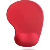 CetKing - Elips Bilek Destekli Mouse Pad | Konforlu, Kaymaz Taban, Ergonomik, Yumuşak, Ev,ofis (Kırmızı) - Altın
